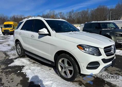 2017 Mercedes-Benz Gle 350 4Matic z USA, uszkodzony, nr VIN 4JGDA5HB9HA951901
